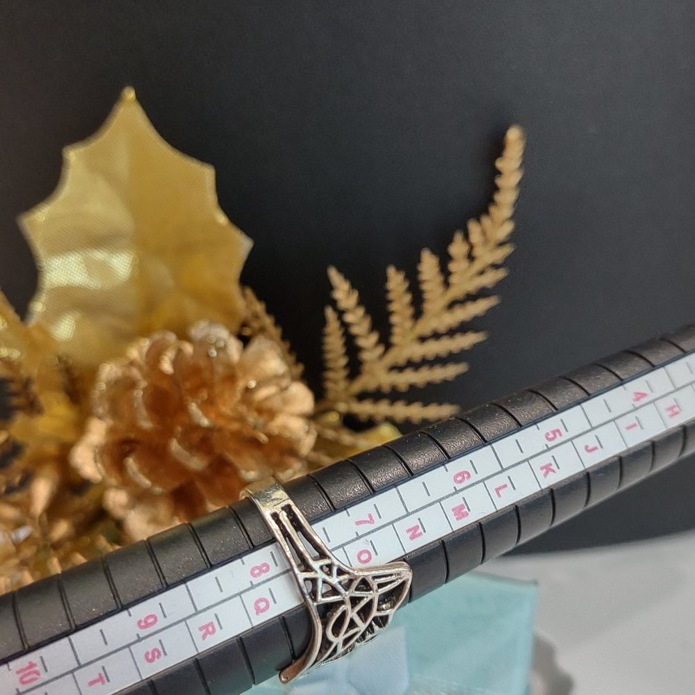 Silver Boho Style Ring - image 4